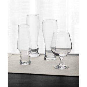 Hotel Collection 4-Piece Varietal Beer Set, Created for Macy's, Clear